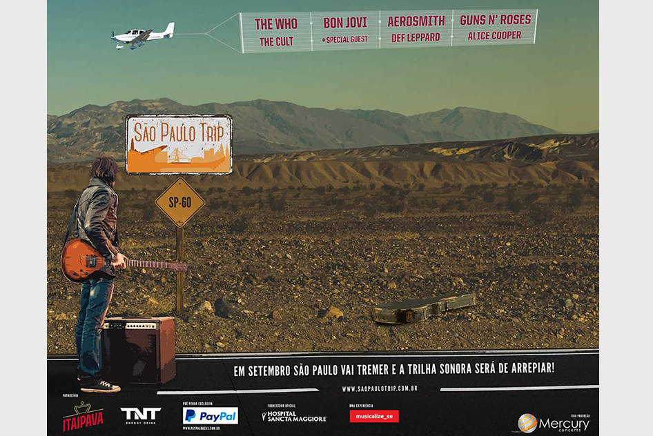 The Who,  Bon Jovi, Aerosmith e Guns N' Roses